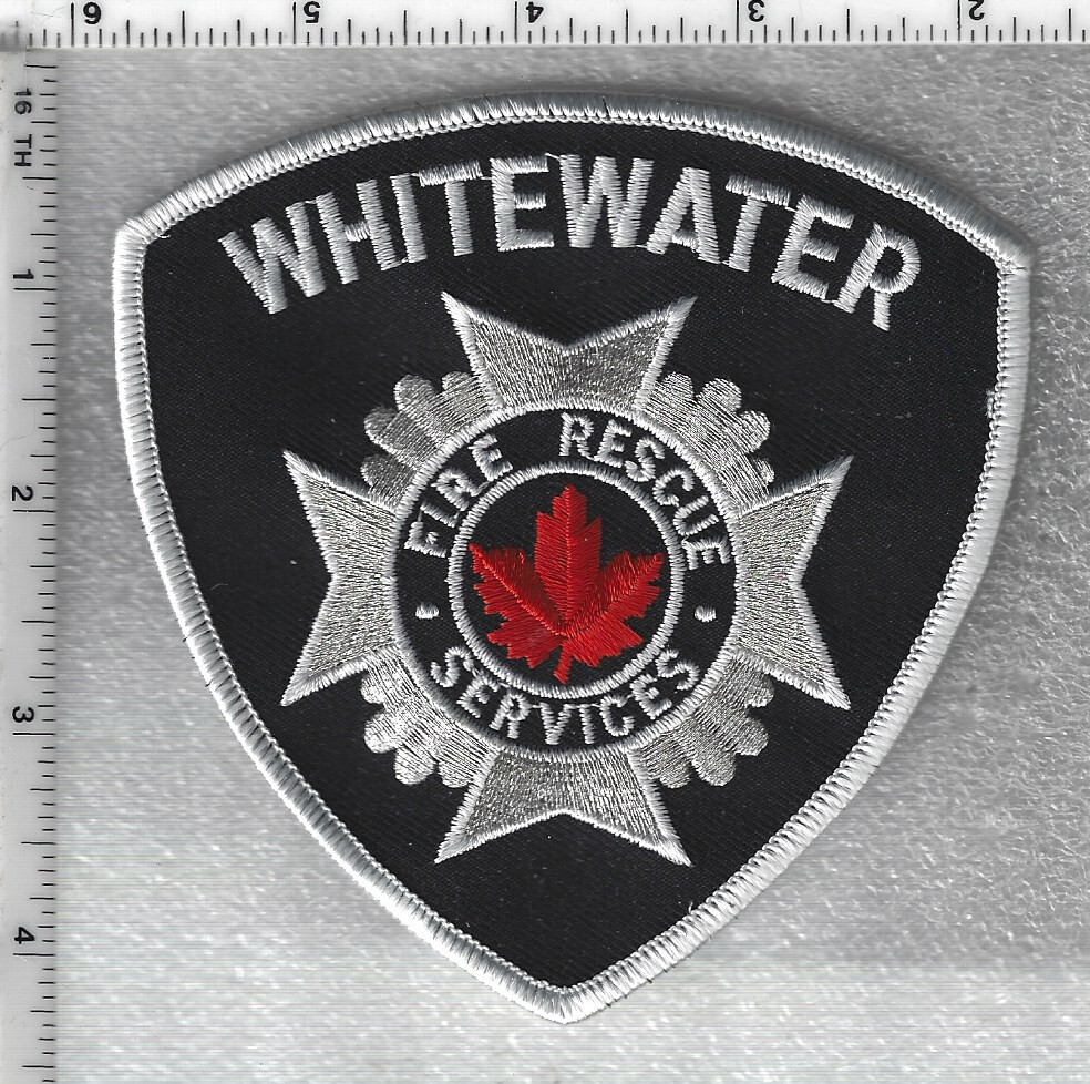 Whitewater Fire  Rescue Services  (Ontario, Canada)  Shoulder Patch