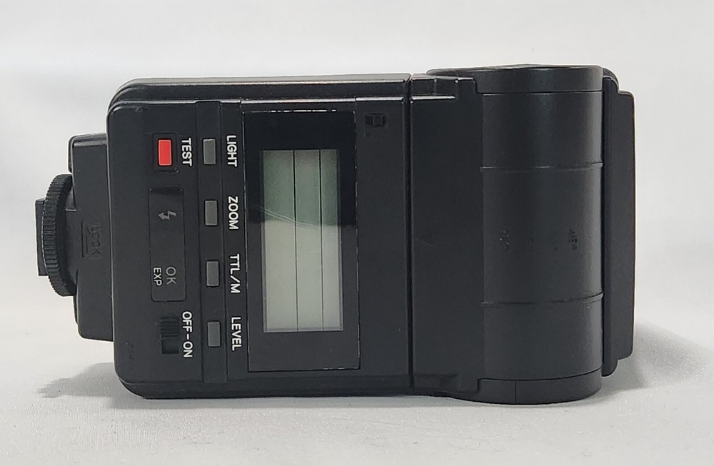 Minolta Maxxum 4000 AF Flash - UNTESTED Missing Battery Cover