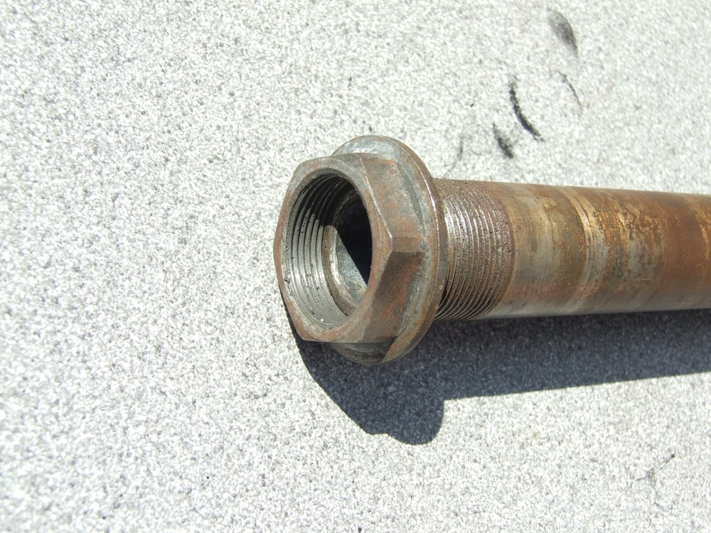 Ducati ST3 ST2 ST4 rear wheel spindle + nuts