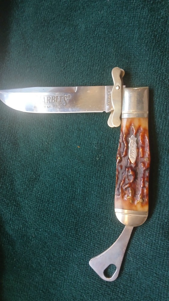 LARGE MARBLES HUNTER KNIFE