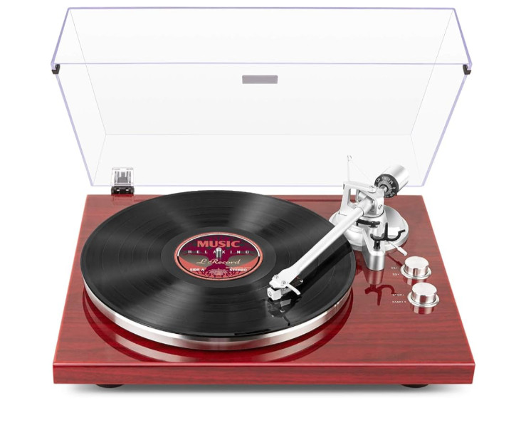 1 BY ONE Belt Drive Turntable with Bluetooth Connectivity