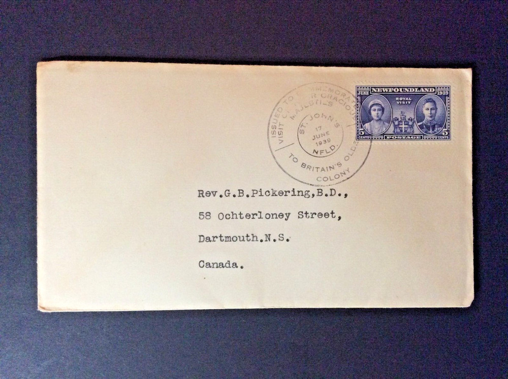 BroadviewStamps Newfoundland #249 FDC 17JUN1939