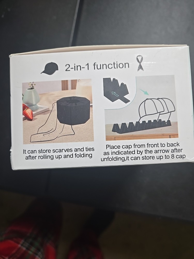 Silicone CAP Rack, 2-in-1 Function, Black