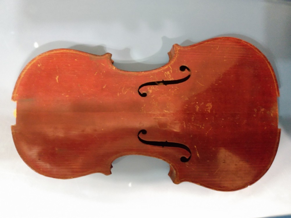 Antique Violin As Found