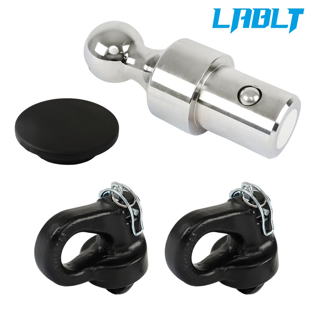 60639 Puck System 2-5/16" Gooseneck Ball & Safety Chain Anchor Kit