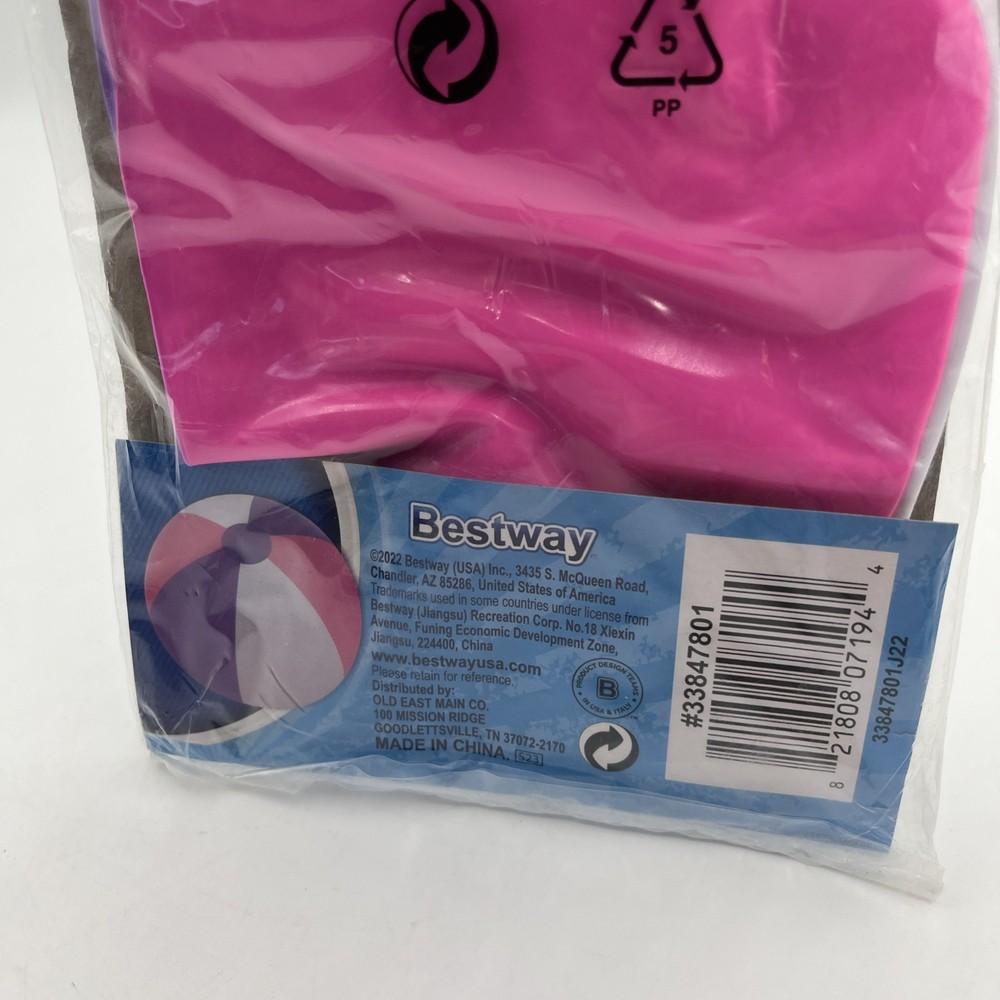 H2O GO Inflatable Beach Ball Purple/Pink/White 2+