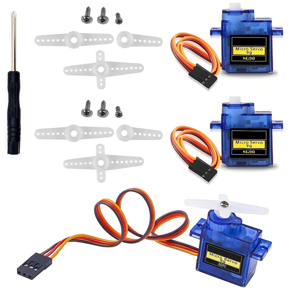 SG90 Micro Servo Motor for Arduino Raspberry Pi DIY (3 Pcs)