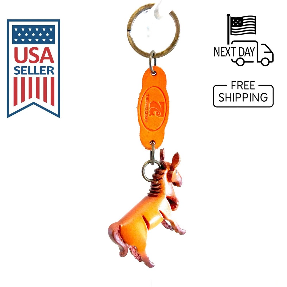 Horse Handmade Leather Keyring