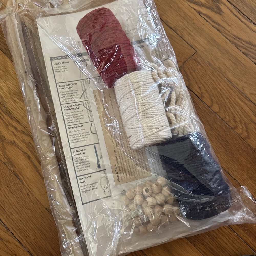 Old Glory Macrame Decorative Hanging Kit New In Package