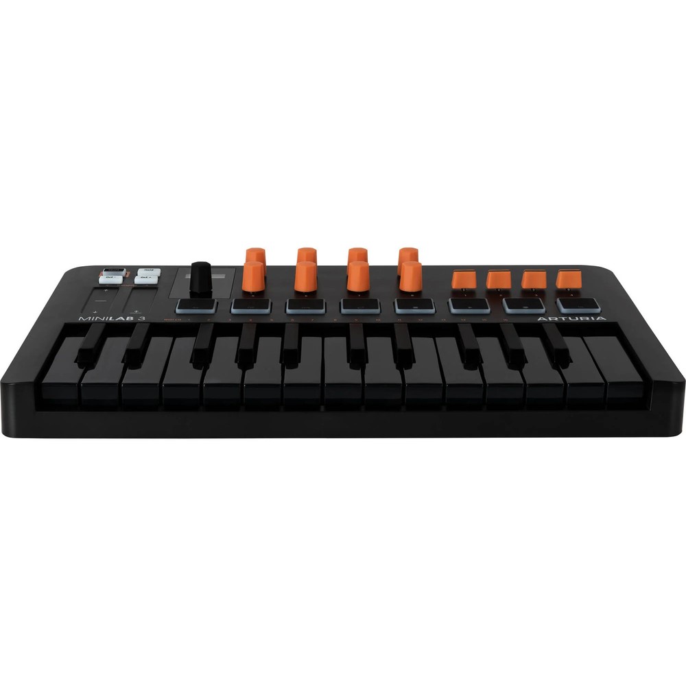Arturia MiniLab 3 Orange Compact MIDI Keyboard and Pad Controller