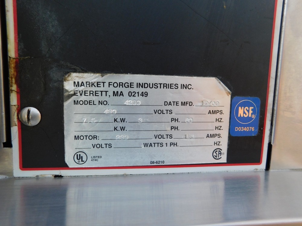 COMERCIAL CONVECTION MARKET FORGE 4200 (DOUBLE STACK) ELECTRIC