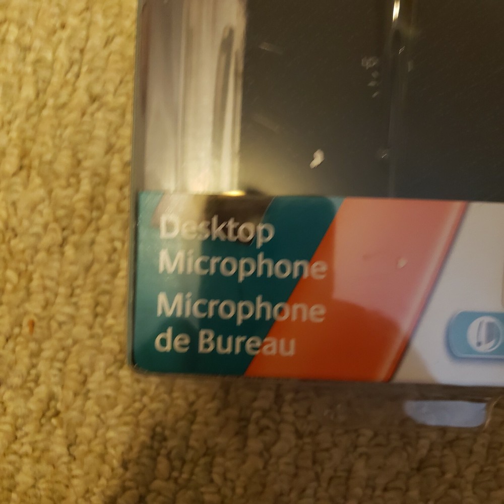 Logitech 980240-0403 Desktop Microphone, new & sealed