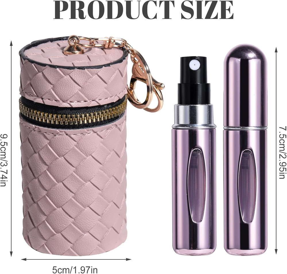 Mini Refillable Perfume Portable Atomizer Bottle 5PCS Travel Size Spray Refillab
