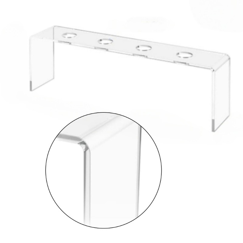 2 Acrylic Wine Cork Organizers Stands with Bottle Display Function Kitchen
