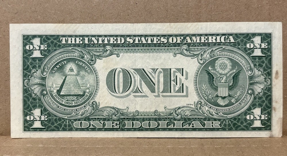 1935E Silver Certificate, Dollar Bill ERROR￼