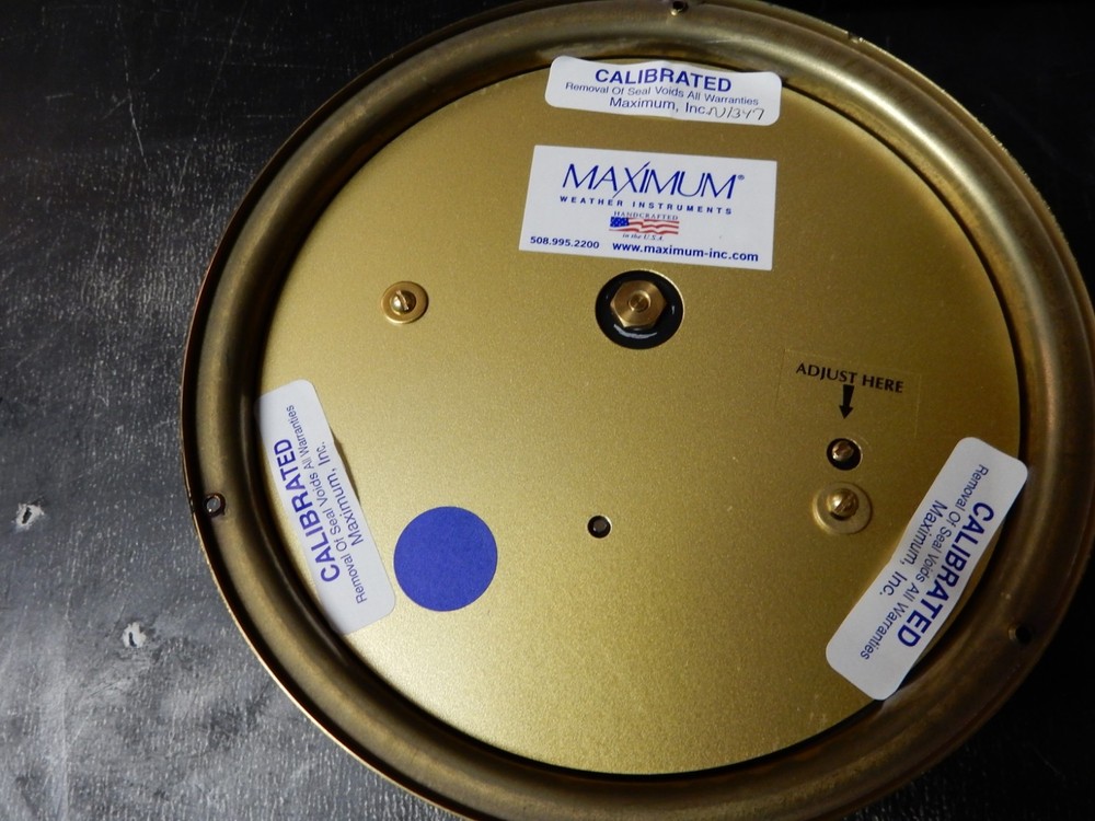 PROTEUS BAROMETER, MAXIMUM INC.