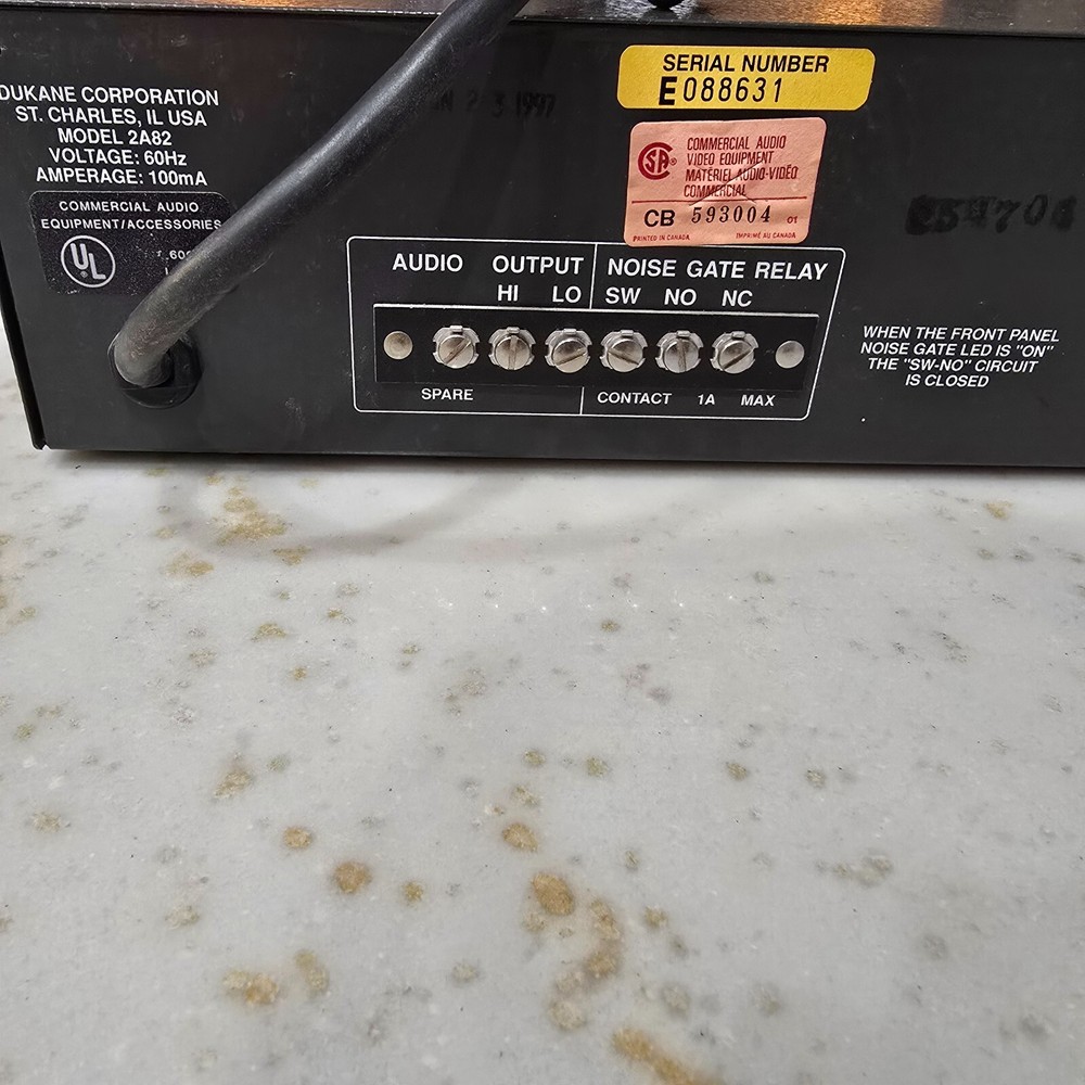 Dukane 2A82 Compressor with Rack Mount in good condition