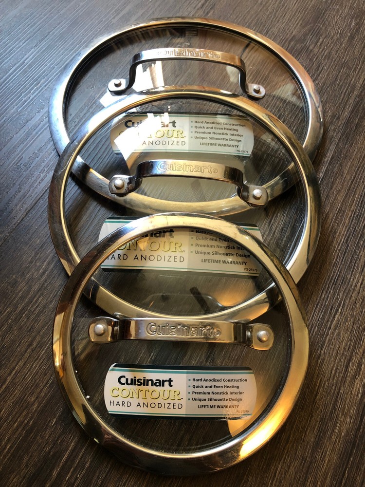 Cuisinart Contour Hard Anodized Replacement / Extra Lids - 3 sizes