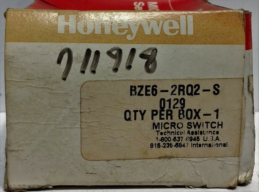 Honeywell BZE6-2RQ2-S Limit Switch with Adjustable Roller Lever