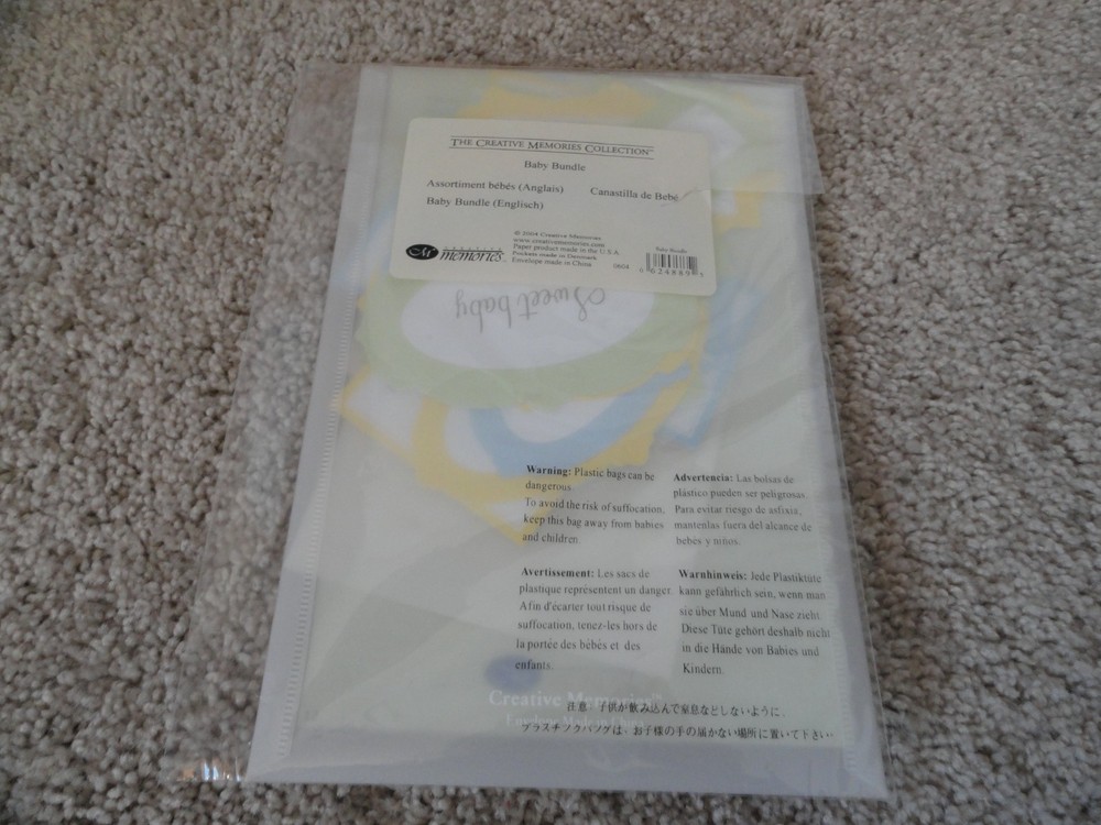 Creative Memories~Baby Bundle for scrapbooking/crafts