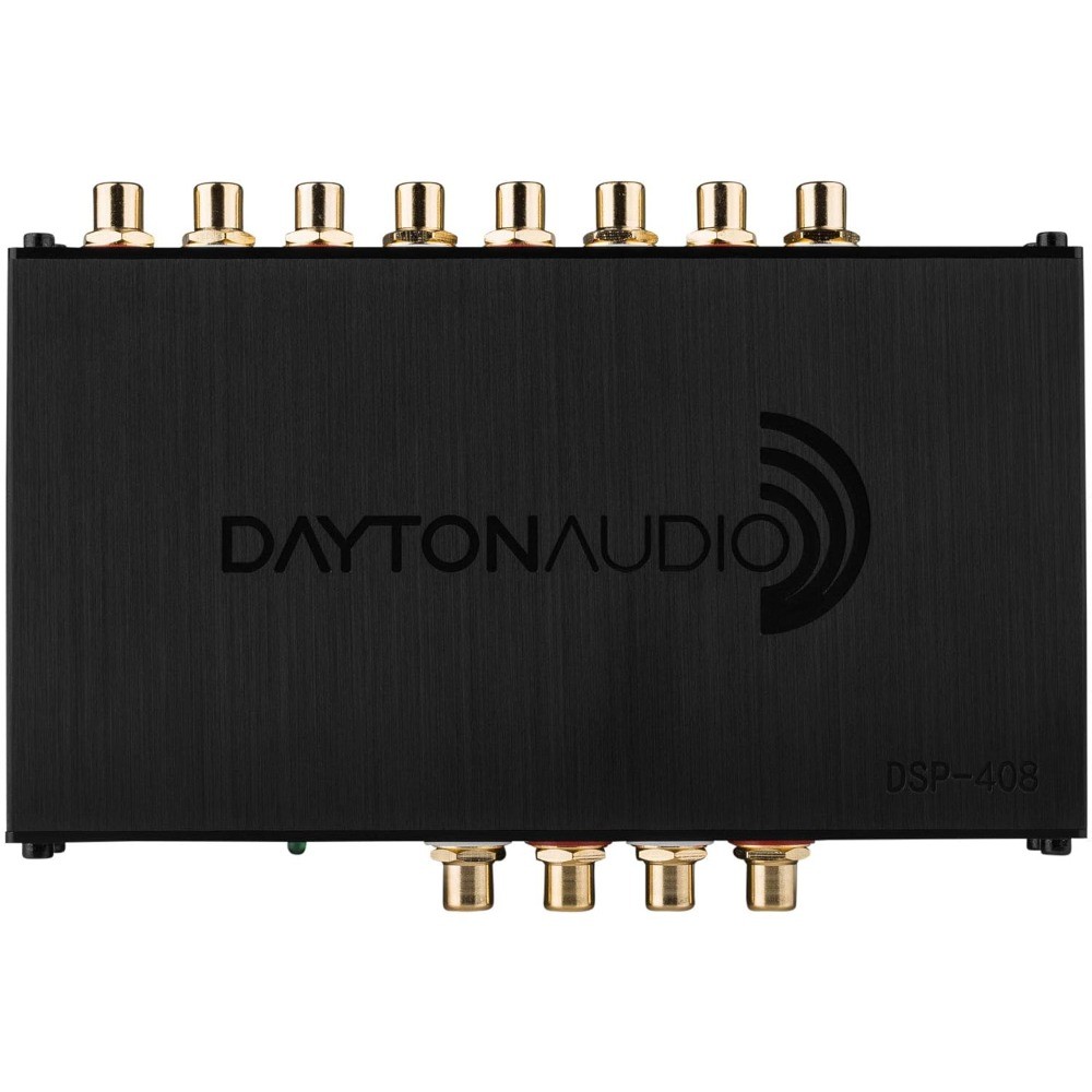 Dayton Audio DSP-408 4 Input 8 Output DSP Digital Signal Processor with Built