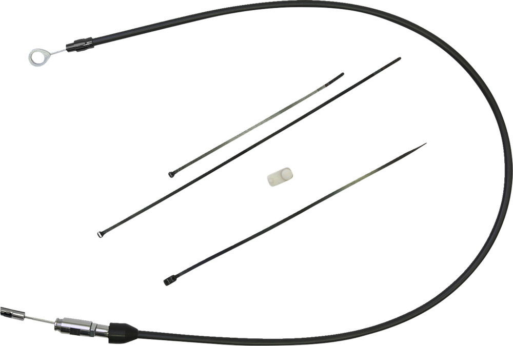 DRAG SPECIALTIES Quick Connect Clutch Cable - Upper - 33" - Black/Black