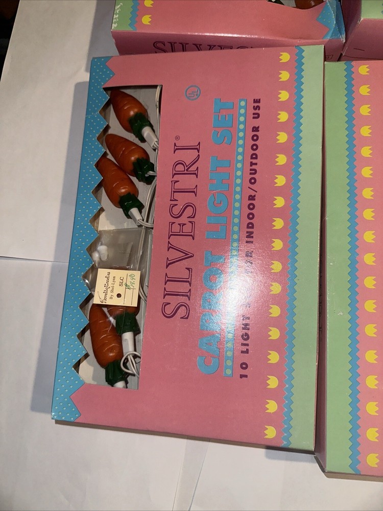Silvestri Carrot Light Set Lot 4 Boxes