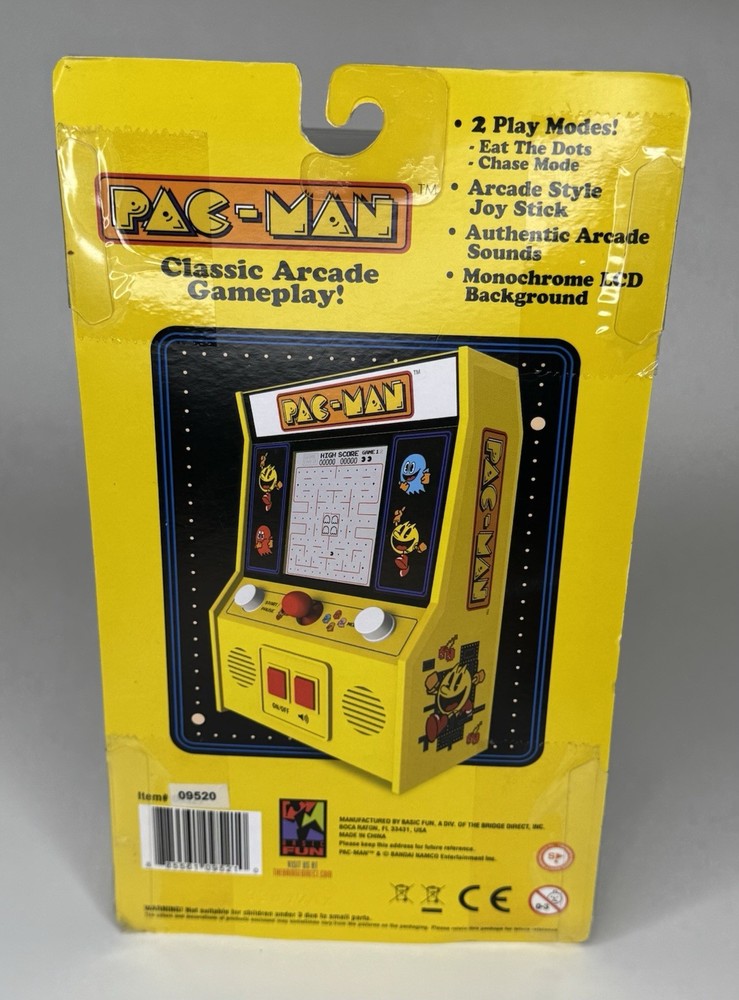 Basic Fun Atari Pac-Man Video Arcade Game Mini Handheld Game NEW SEALED