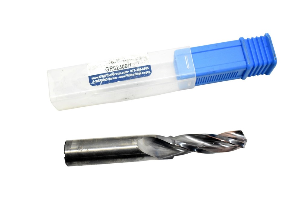 GWS Tool Group 2300/1 Coolant-Through Twist Drill Bit Silver Metalworking Tool
