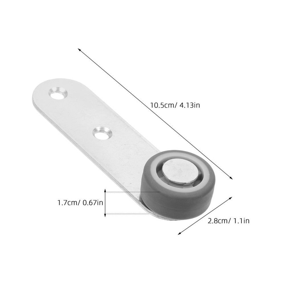 6 Pcs Sliding Wardrobe Door Wheels Heavy-duty Screen Rollers Support