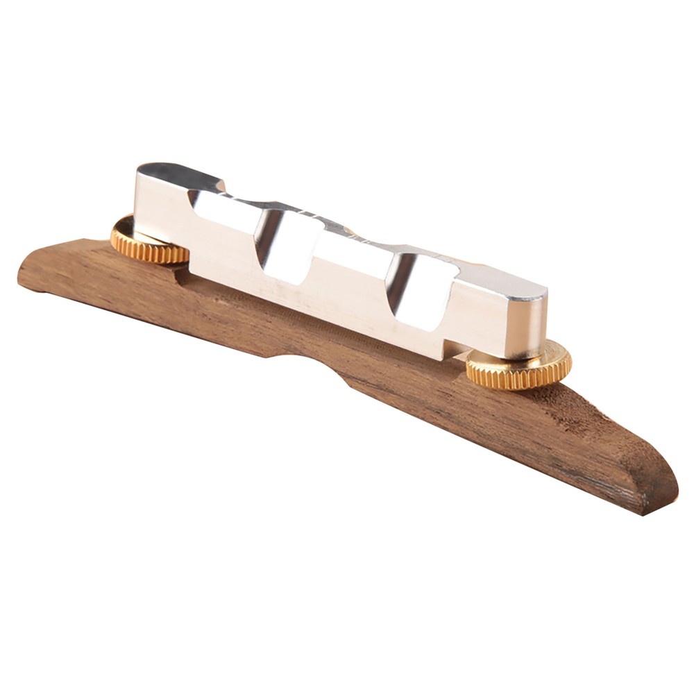 Mandolin Bridge Components Parts Height Adjustable Archtop Guiar String Bridge