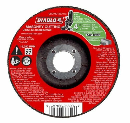 FREUD DBD040125701C Depressed Center Type 27 Cut-Off Disc