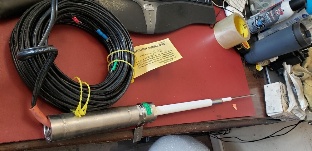 AMETEK DREXELBROOK LEVEL SENSING ELEMENT 18" WITH 50FT STABILIZED CALBE ATTACHED