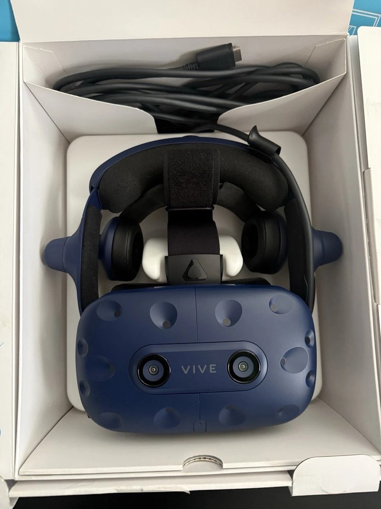 HTC Vive Pro VR Headset System with link box cable Fully Tested
