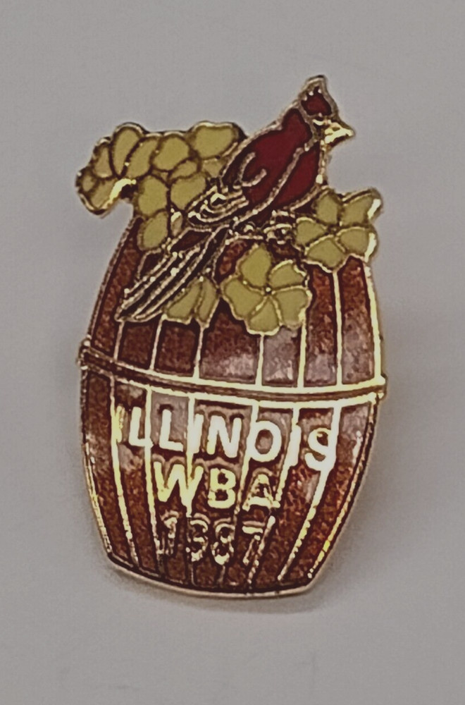 ILLINOIS WBA 1987 Bowling Lapel Pin