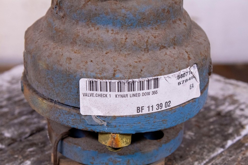 Dow Kynar Steel Check Valve 355