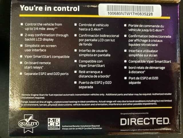 Viper 4305V1 2-Way Remote Start System