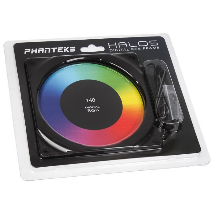 Phanteks Halos 140mm Digital RGB LED Fan Frame - Black