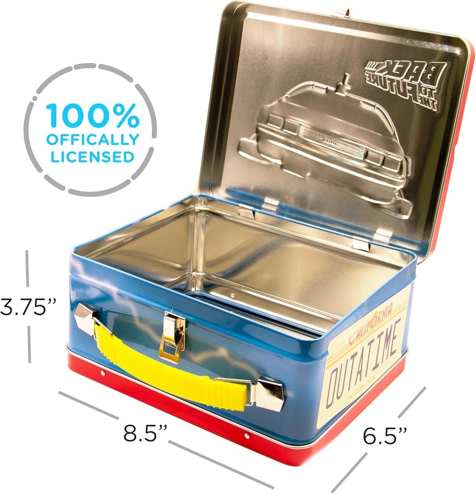 AQUARIUS Back to The Future Gen 2 Fun Box - Sturdy Tin Storage with...