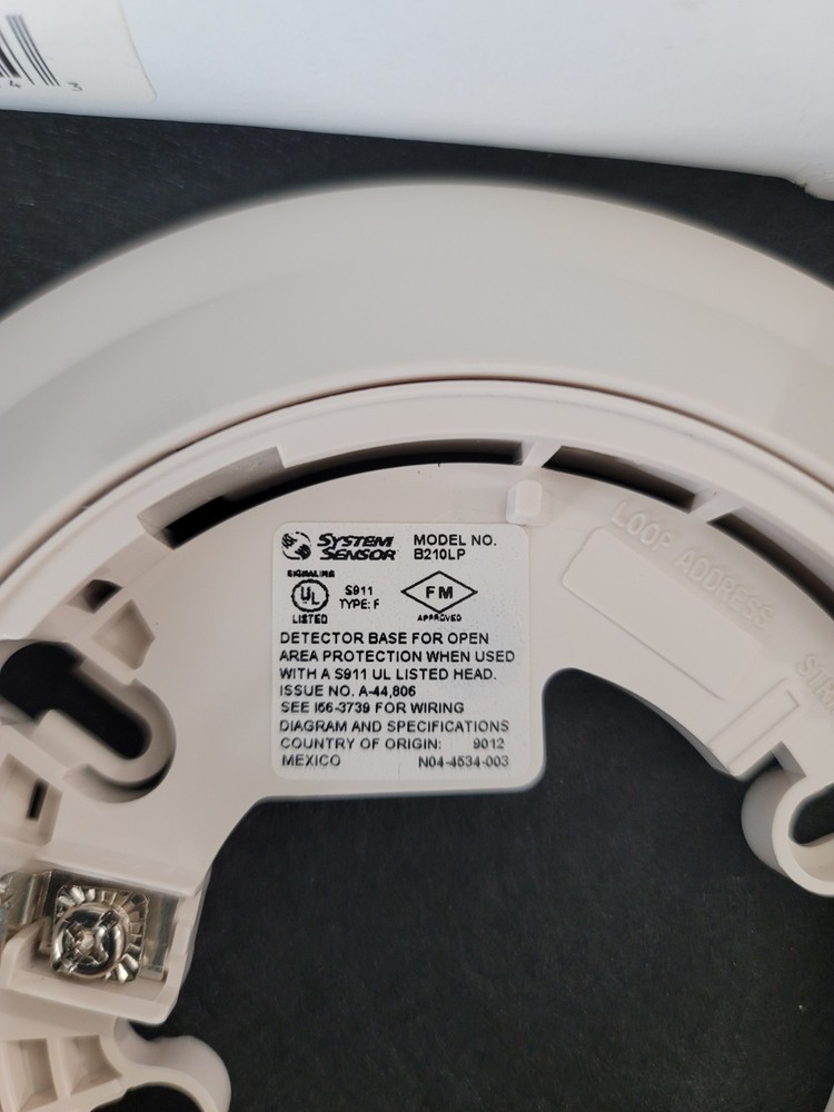 SYSTEM SENSOR B210LP 6" DETECTOR BASE- " IVORY"