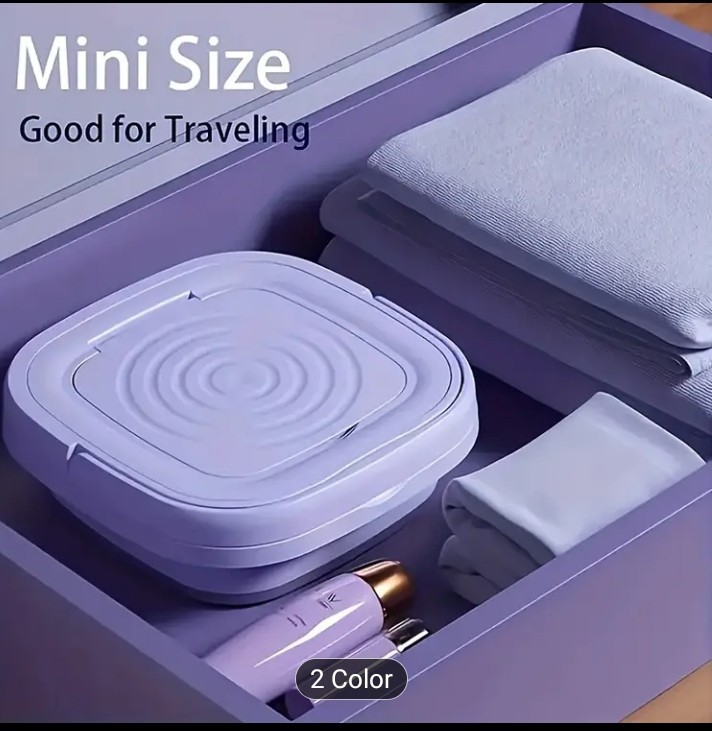 Mini Portable Washing Machine – Foldable Laundry Washer & Spin Dryer