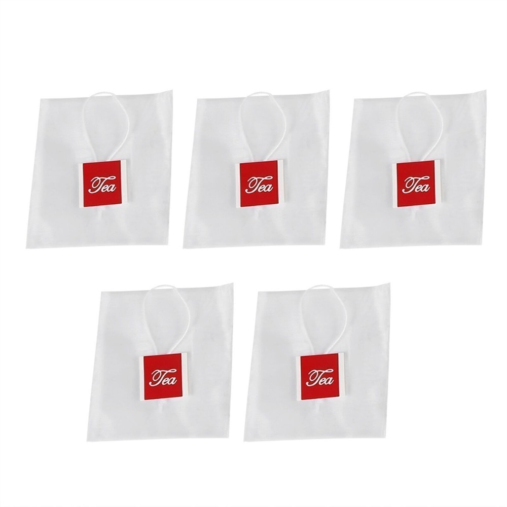 100Pcs New Style Nylon Empty Tea Infuser Herb Spice Filter Strainer Bags