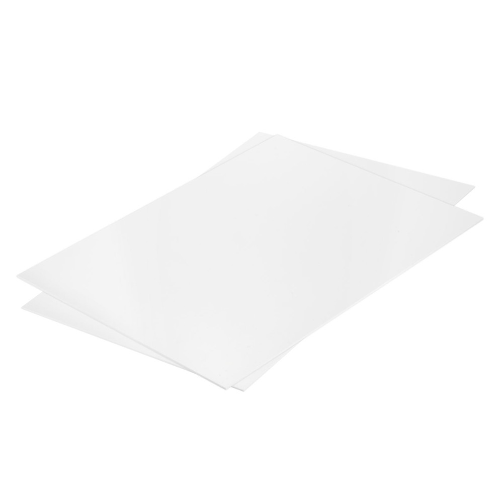 ABS Plastic Sheet 16 " x 12 " x 0.02 " ABS Styrene Sheets White 2 Pcs