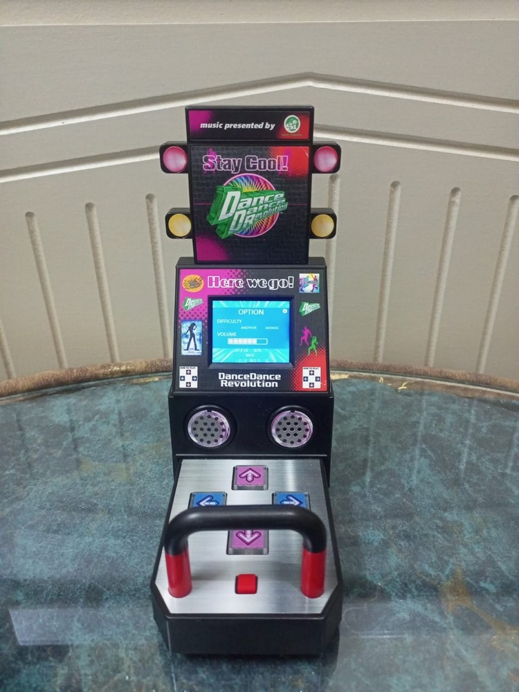 Tiny Arcade Boardwalk Arcade Dance Dance Revolution, Red, Miniature