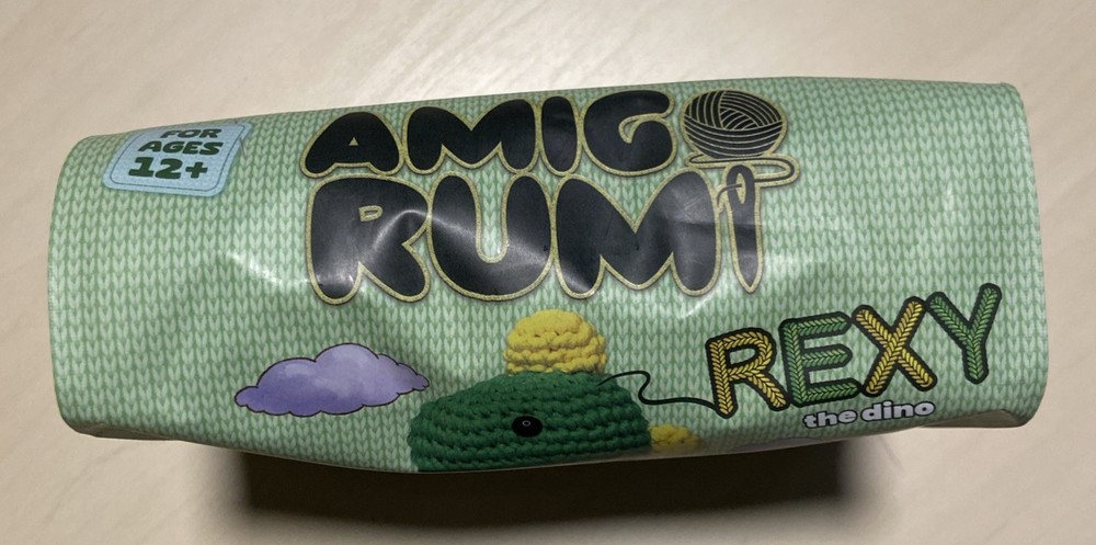 Rexy The Dino Crochet Kit - Learn How to Starter Kit & Tutorial For Beginners