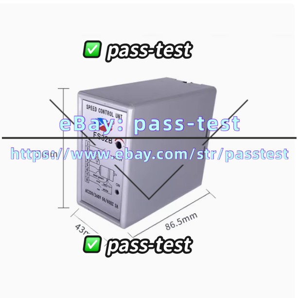 NEW Motor Speed Controller 220V AC SS-32 FS32B Separate Switch Speed #3313 #pass