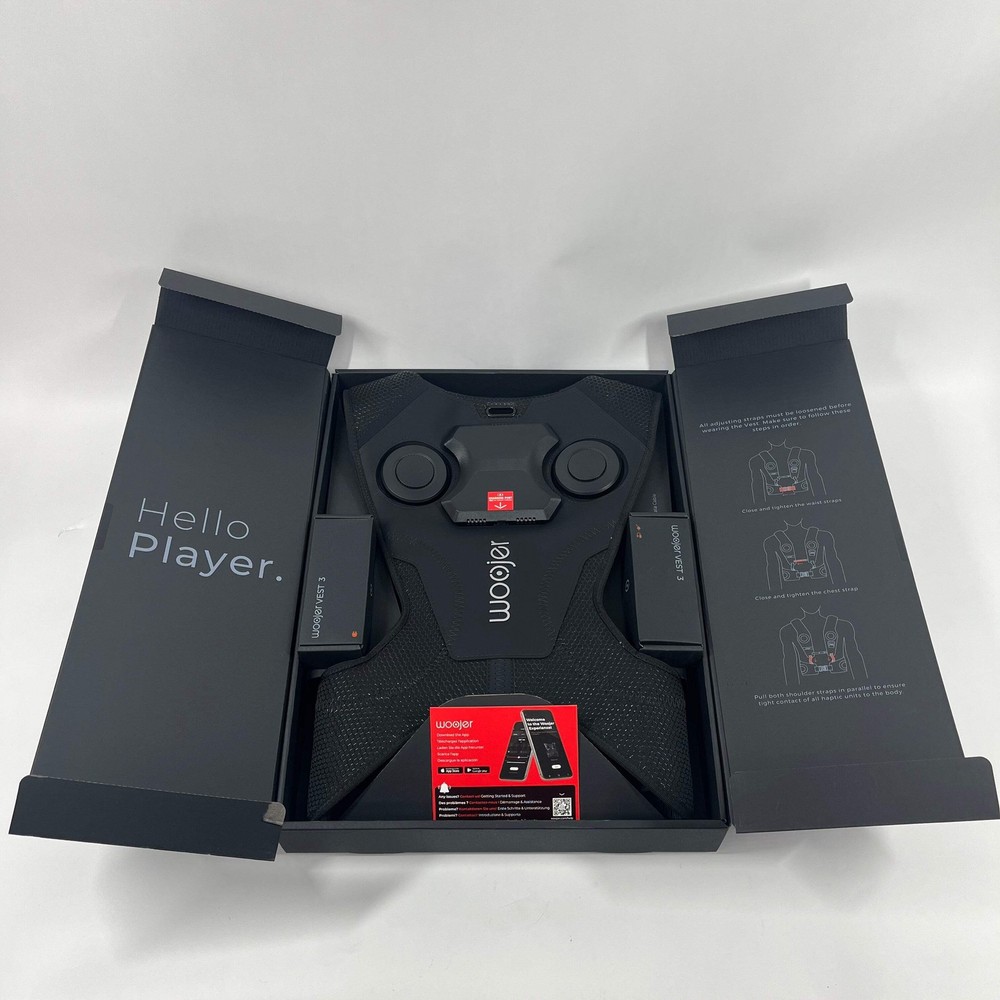 New Woojer Vest 3 Virtual Reality Haptic Vest