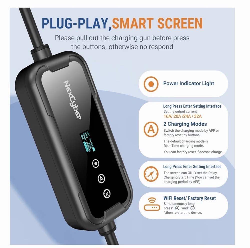 nexcyber level 2 ev charger