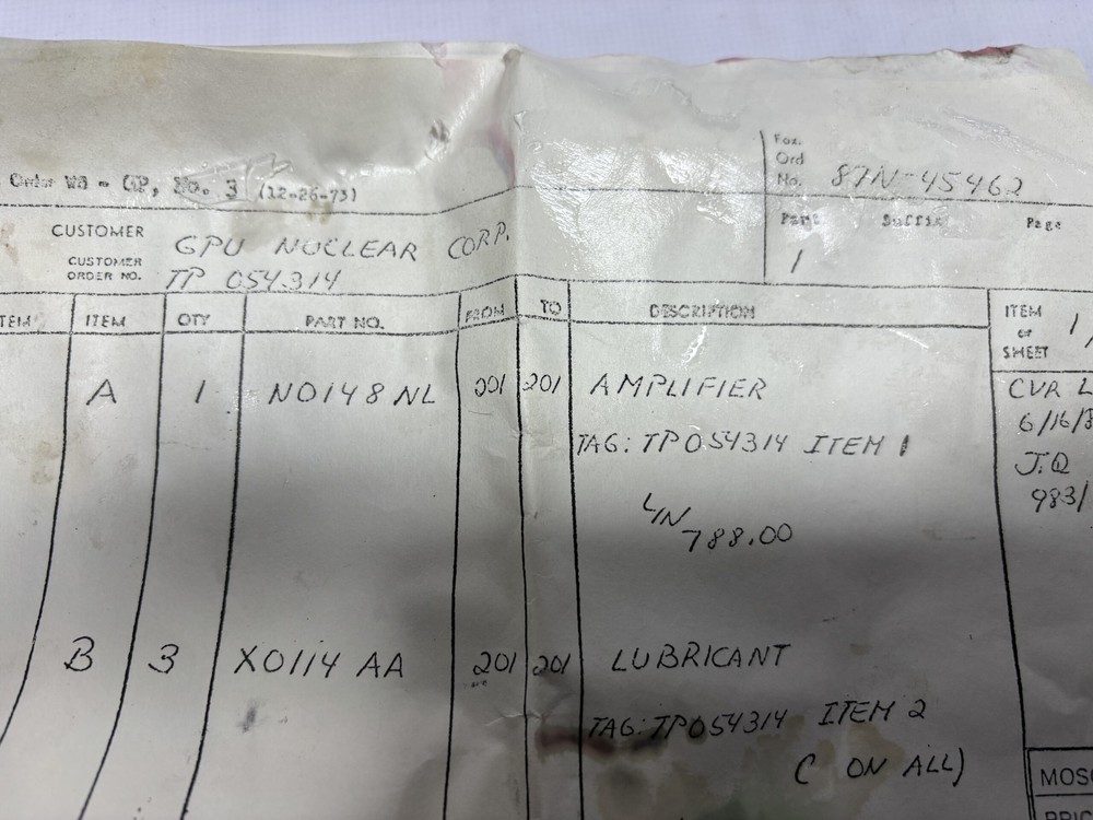 Invensys Foxboro N0148NL E Amplifier Module