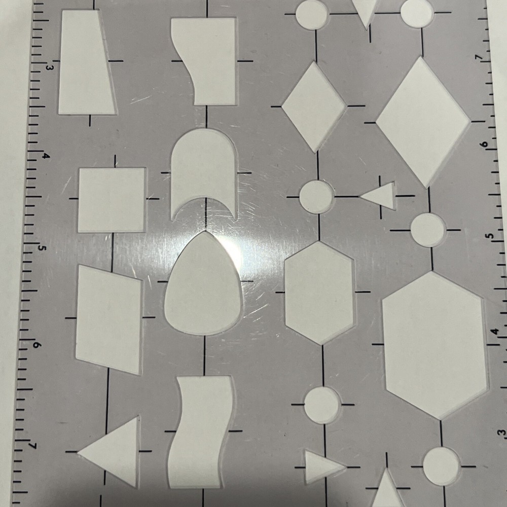 Vintage Honeywell Electronic Data Processing Flowcharting Spacing Template